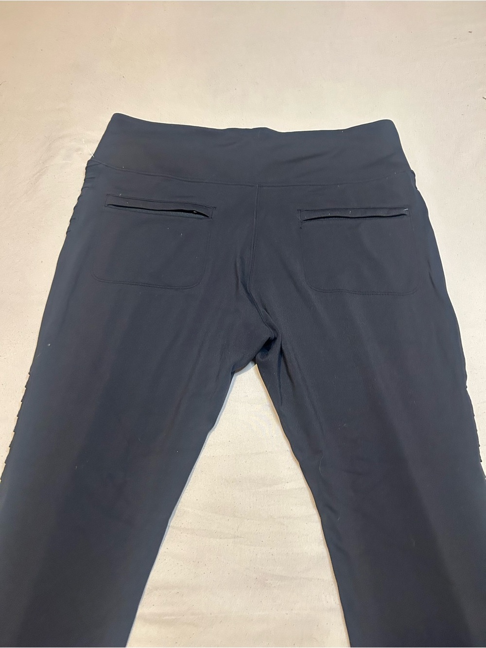 Athleta Black Ribbed-Side High-Waist Leggings - Picture 6 of 11
